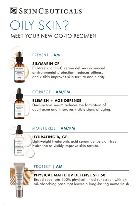 SkinCeuticals Skincare Regimen For Oily Skin | Skin advice, Skin care ...