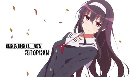 Utaha Kasumigaoka Render by RitoPhan on DeviantArt