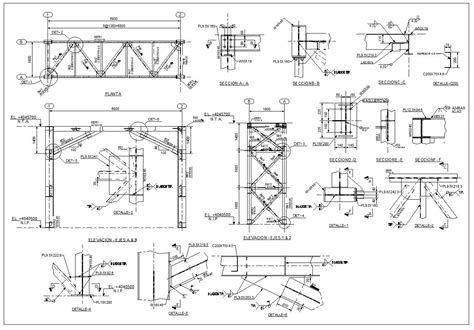 Steel Structure Details V3 – CAD Design | Free CAD Blocks,Drawings,Details