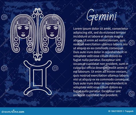 Gemini Zodiac Sign Of Twins, Horoscope Astrology Stock, 43% OFF