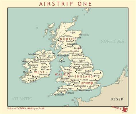 Airstrip One - 1984 : r/imaginarymaps