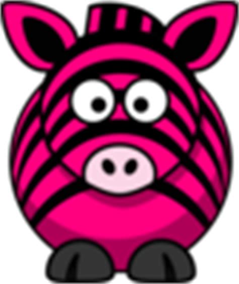 Pink Zebra Clip Art at Clker.com - vector clip art online, royalty free ...