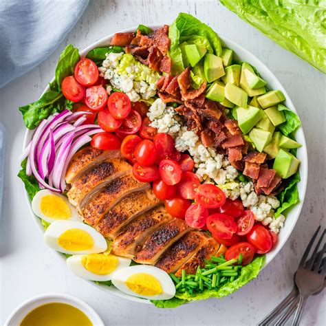 Classic Cobb Salad | Traditional Recipe {the easy way} PLUS Dressing