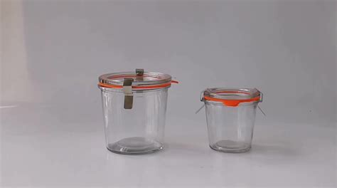 Hermetically Sealed Glass Jar 8oz With Clip Lids For Sale - Buy ...