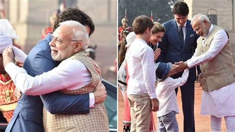 Hugplomacy: PM Narendra Modi greets Justin Trudeau with a hug