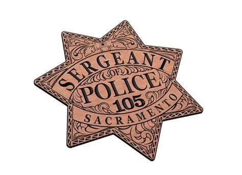 Sacramento Police Badge SVG - Etsy