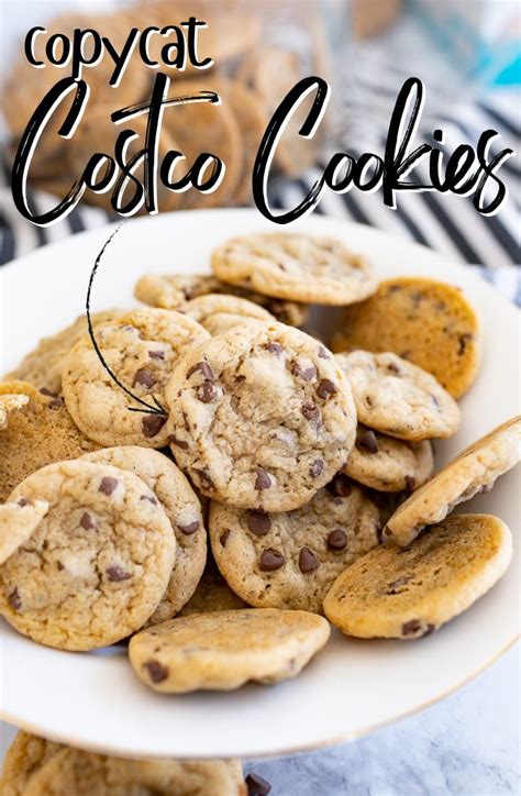 Mini Costco Chocolate Chip Cookies - Cookies for Days