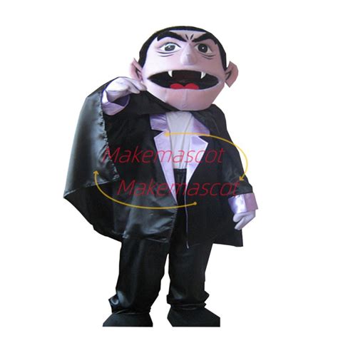 Sesame Street Count Von Count Mascot Costume