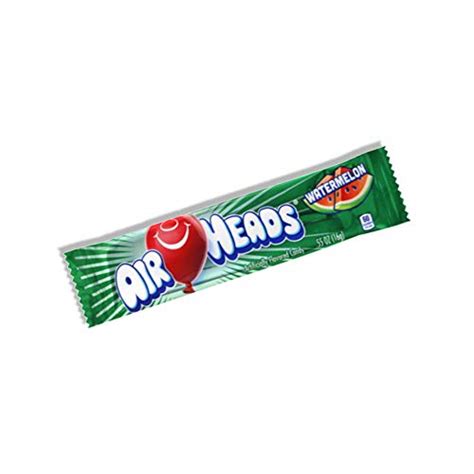 AIRHEADS CANDY INDIVIDUALLY WRAPPED BARS, WATERMELON, NON MELTING, 0.55 OUNCE | Pricepulse