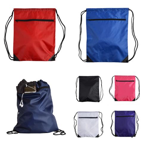 Zipper Drawstring Bags Backpack – Totebagwholesale