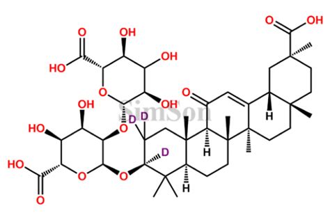 Glycyrrhizic Acid-D3 | CAS No- 1405-86-3(Unlabelled) | Simson Pharma Limited