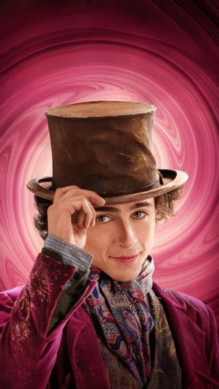 320x568 Timothee Chalamet As Willy Wonka 5k 320x568 Resolution HD 4k ...