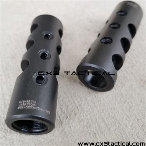 .458 Socom Muzzle Brake Compensator 5/8-32 TPI 458 SOCOM - CX3TACTICAL™