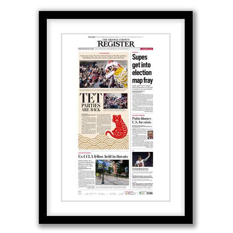 Orange County Register Page Prints | Shop the The Orange County ...