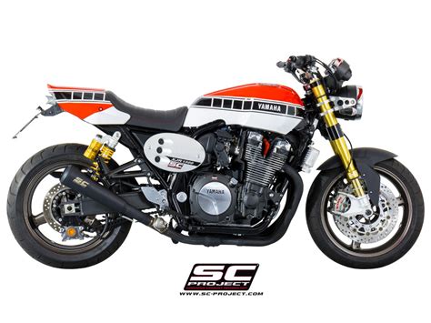 SC Project Exhaust Yamaha XJR 1300 Racer Conic '70s Silencer Matte Black