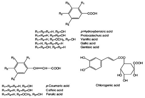 The structure of phenolic acids | Download Scientific Diagram