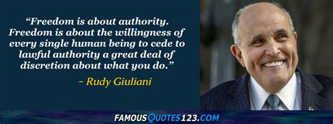 Rudy Giuliani Quotes on People, Time, Greatness and World