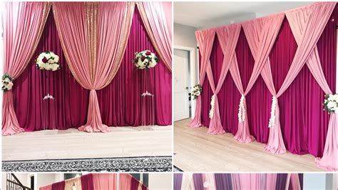 Diy How To Setup A Double Layered Backdrop You