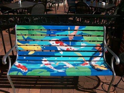 Faux Painting a Chicagoland Park Bench | Painting In Partnership