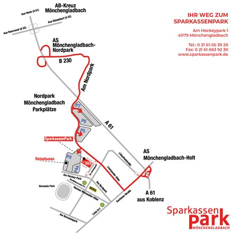 Anfahrt & Parken | Sparkassenpark Mönchengladbach