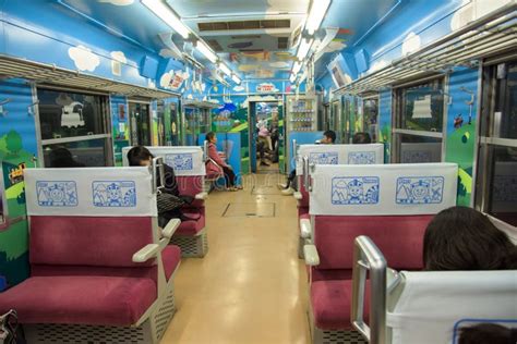 Thomas Interior in Fujikyu Railway Train, Japan Editorial Photo - Image of decoration ...