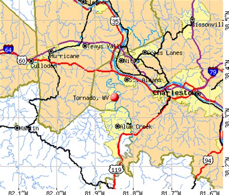 Tornado, West Virginia (WV 25202) profile: population, maps, real ...