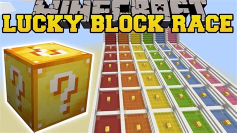 [Popularmmos - Minecraft ] GIANT LUCKY BLOCK LUCKY BLOCK RACE - Pat And Jen Lucky Block Mod ...