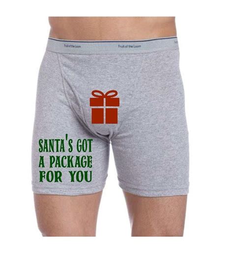 Funny christmas boxers. Mens christmas boxers. Mens boxers | Etsy