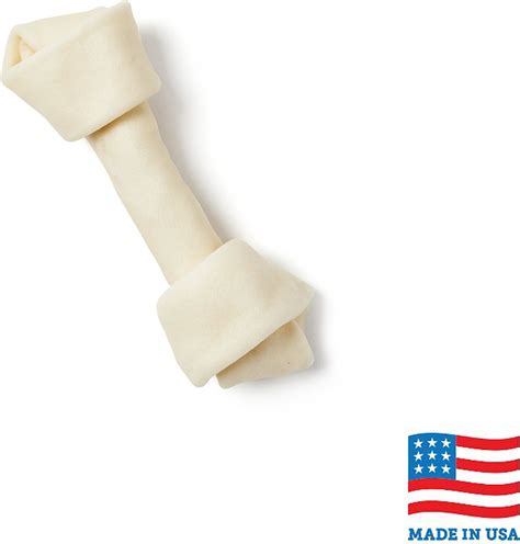 BONES & CHEWS Made in USA 8" Rawhide Bone Dog Treat, 1ct - Chewy.com