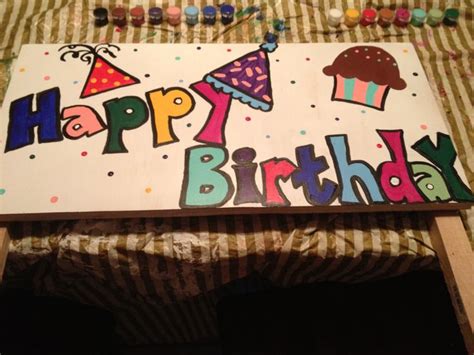 DIY Birthday yard sign I like this because it isn't specific to any one ...