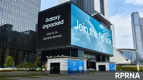 Samsung Galaxy Unpacked Event 2023 Livestream, watch now - RPRNA