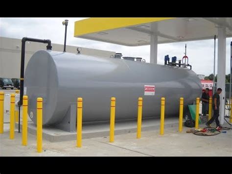 Above Ground Fuel Tank Installation - YouTube