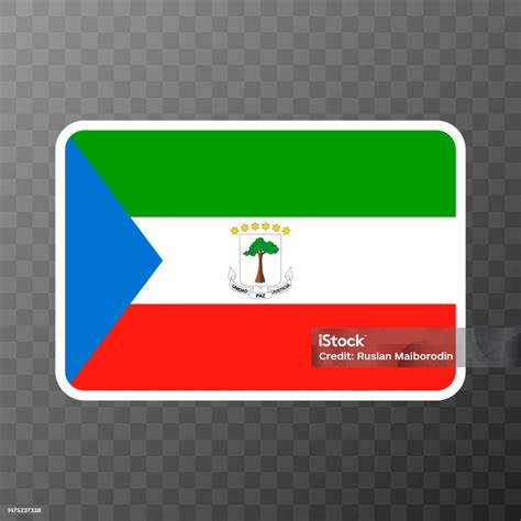 Equatorial Guinea Flag Official Colors And Proportion Vector ...