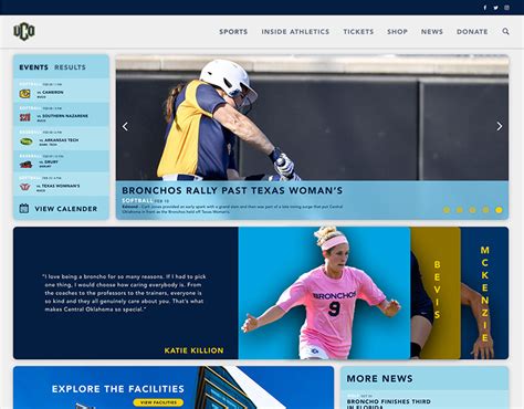 UCO Athletics - Redesign Concept on Behance