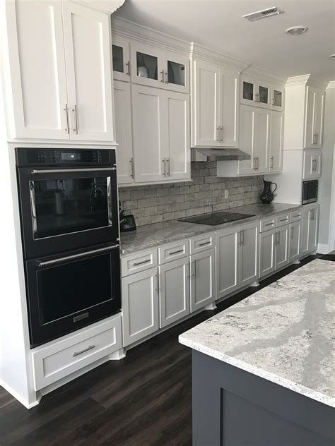 White Kitchen Cabinets With Black Appliances