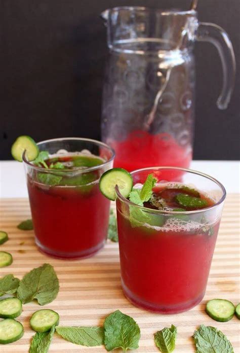 watermelon cucumber mint juice 4 - Wild Wild Whisk