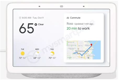 Google Home Hub smart display leaked ahead of probable Oct 9th launch ...