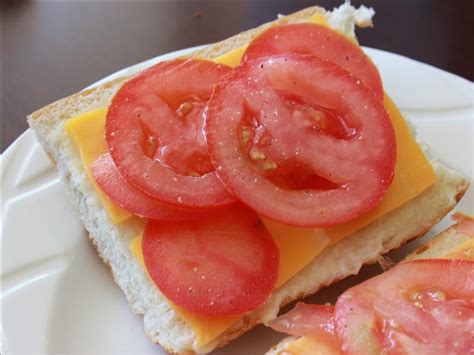 Tomato and Cheese Sandwich Recipe - Busy Mom Recipes