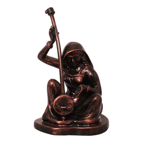 Buy Art N Hub Antique Look Meera Bai / Mirabai Statue Spiritual Decorative Love Couple Showpiece ...