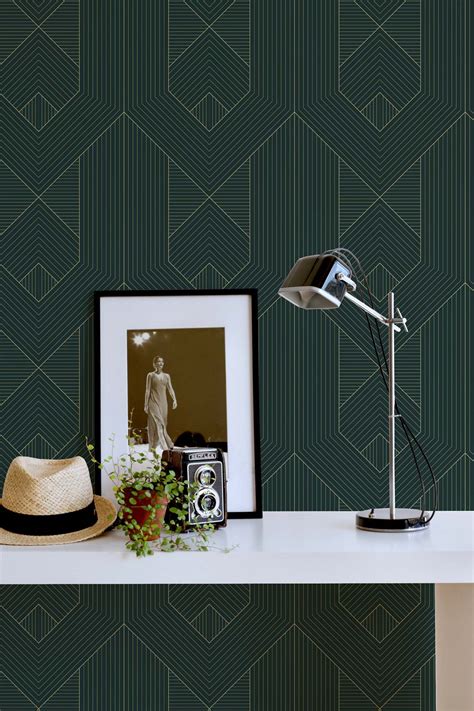 Top more than 58 emerald green peel and stick wallpaper super hot - in ...