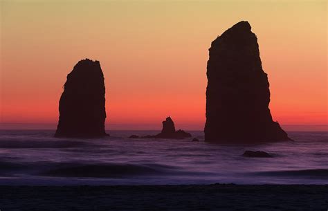 Oregon Coast Sunset Photograph by David Naman - Pixels