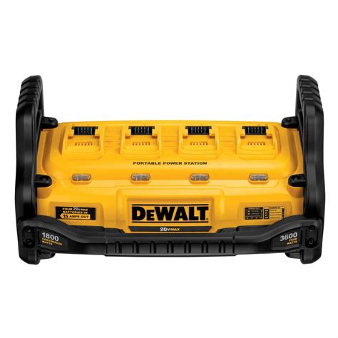 DEWALT Power Station: 4 Ports, 120V DC, 15 A Inverter Output Current ...