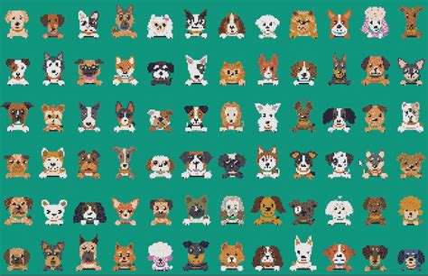 106 Mini Animals Cross Stitch Patterns, Printable PDF Patterns, 2 Kinds of Charts, Instant ...