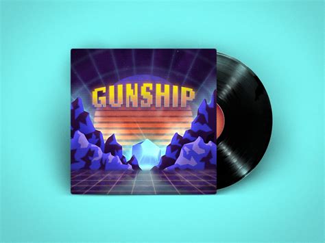 Gunship Album Redesign by Drew Levin on Dribbble