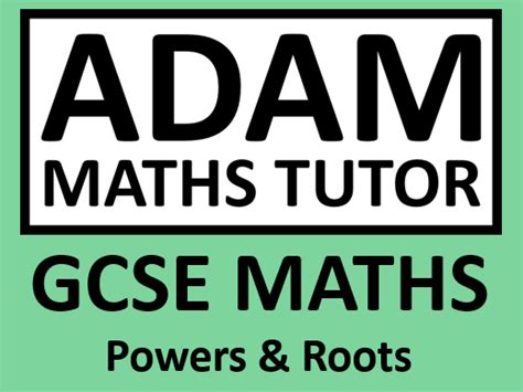 GCSE Powers & Roots Worksheets, Exam Questions & Solutions | Teaching Resources