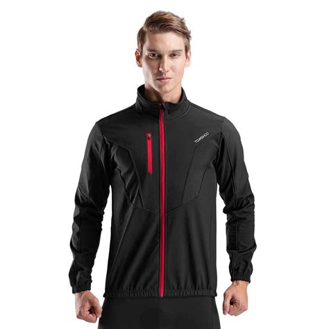 Mens Cycling Jacket Winter Thermal Fleece Outdoor Sport Hiking Long Sleeve Waterproof Windproof ...