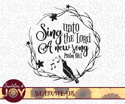 Sing unto the Lord a New song | Etsy