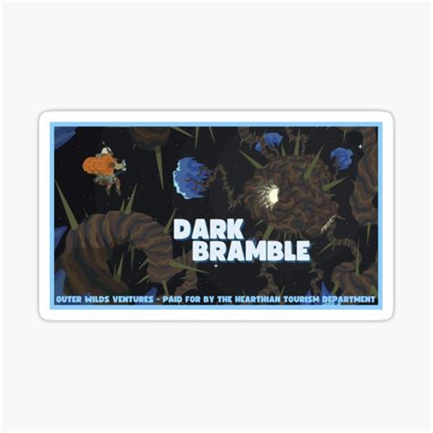 "Outer Wilds - Dark Bramble" Sticker for Sale by Rsalha | Redbubble