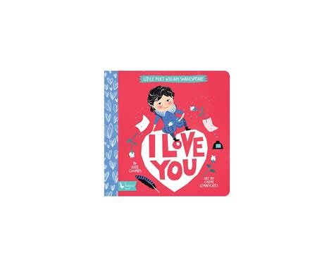 Board Book | Little Poet William Shakespeare: I love you | Baby Lit ...