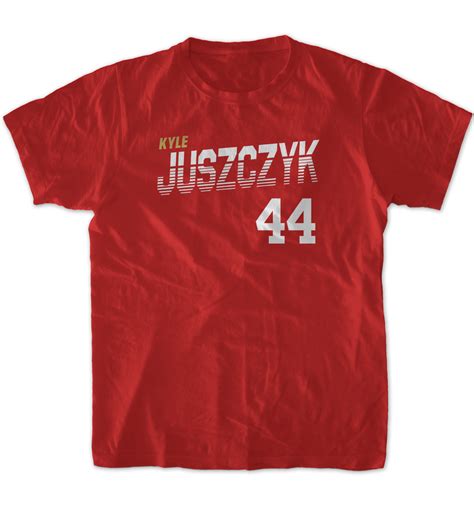 Kyle Juszczyk T-Shirt San Francisco 49ers SF NFL Soft Jersey #44 (S-3XL ...